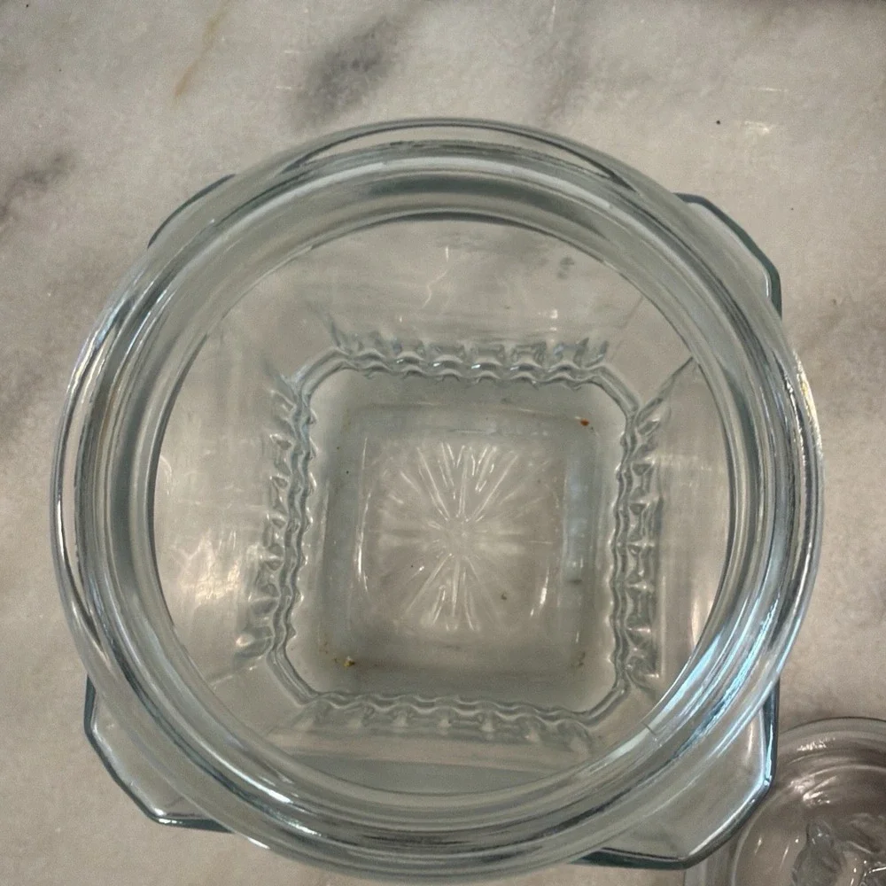 Collectible KOEZE'S APOTHECARY CANISTER JAR Glass 9